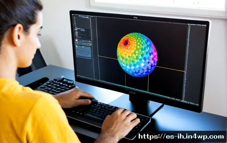 Home 17 비전 프로젝트에 적합한 프로그래밍 언어 - Photorealistic modern computer vision developer workspace in Barcelona, Spain, a focused programmer ...